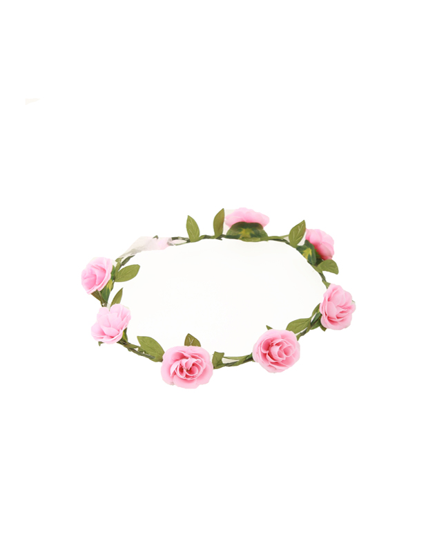 Aria Floral Crown in Pink